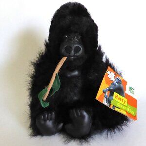 VINTAGE 2000 ANIMAL PLANET 12” HARRY GORILLA BAMBOO PLUSH (NEW WITH TAGS)
